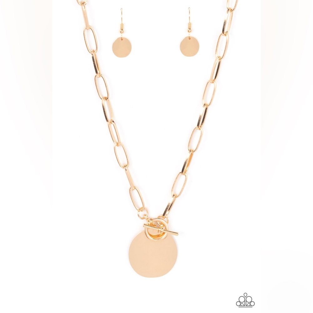 Tag Out - Gold Necklace